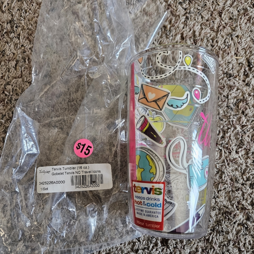 Tervis Colorful Thirty One Travel Icons Tumbler